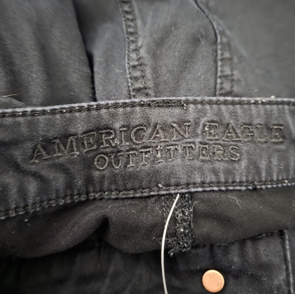 Black Women's Jeans American Eagle Skinny Jeggings - Picture 4 of 4